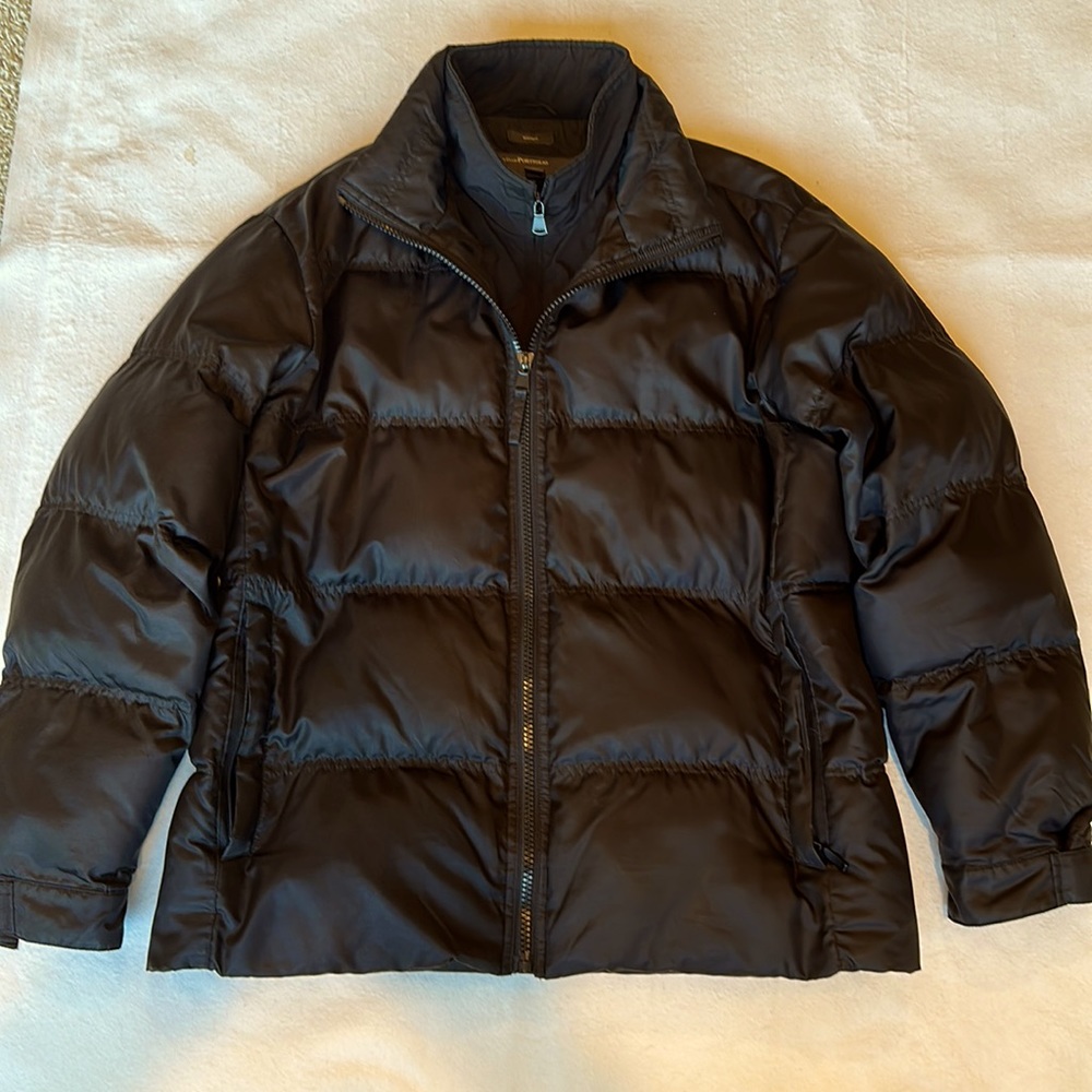 Perry Ellis Portfolio Wellon Men’s Puffer Coat black size L